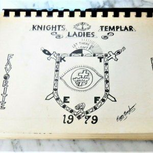 Favorite Recipes Knights Templar Ladies Cookbook 1979 ~s1